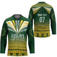Cook Islands Rugby Custom Hockey Jersey Kuki Avaiki LT7 - Polynesian Pride