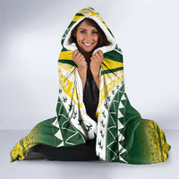 Cook Islands Rugby Hooded Blanket Kuki Avaiki - Polynesian Pride