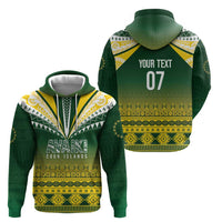 Cook Islands Rugby Custom Hoodie Kuki Avaiki - Polynesian Pride
