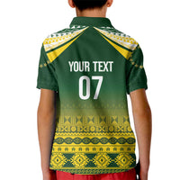 Cook Islands Rugby Custom Kid Polo Shirt Kuki Avaiki LT7 - Polynesian Pride