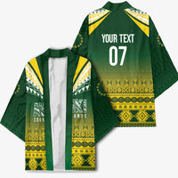 Cook Islands Rugby Custom Kimono Kuki Avaiki - Polynesian Pride