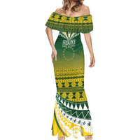 Cook Islands Rugby Custom Mermaid Dress Kuki Avaiki - Polynesian Pride