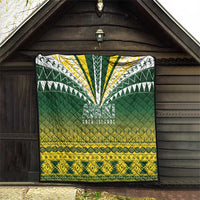 Cook Islands Rugby Quilt Kuki Avaiki - Polynesian Pride