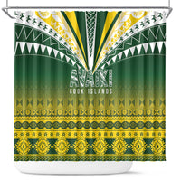 Cook Islands Rugby Shower Curtain Kuki Avaiki - Polynesian Pride