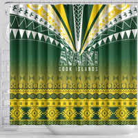 Cook Islands Rugby Shower Curtain Kuki Avaiki - Polynesian Pride