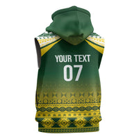 Cook Islands Rugby Custom Sleeveless Hoodie Kuki Avaiki - Polynesian Pride
