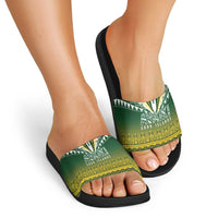 Cook Islands Rugby Slide Sandals Kuki Avaiki - Polynesian Pride