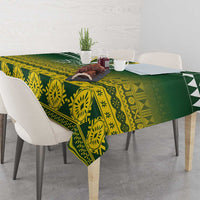 Cook Islands Rugby Tablecloth Kuki Avaiki - Polynesian Pride