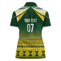 Cook Islands Rugby Custom Women Polo Shirt Kuki Avaiki LT7 - Polynesian Pride