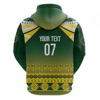Cook Islands Rugby Custom Zip Hoodie Kuki Avaiki - Polynesian Pride