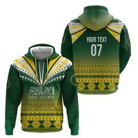 Cook Islands Rugby Custom Zip Hoodie Kuki Avaiki - Polynesian Pride