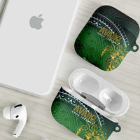 Cook Islands Rugby Kuki Avaiki AirPods Case Tribal Turtle LT7 - Polynesian Pride