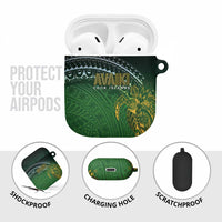 Cook Islands Rugby Kuki Avaiki AirPods Case Tribal Turtle LT7 - Polynesian Pride