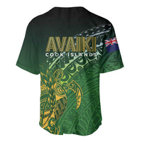 Cook Islands Rugby Kuki Avaiki Baseball Jersey Tribal Turtle LT7 - Polynesian Pride