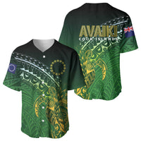 Cook Islands Rugby Kuki Avaiki Baseball Jersey Tribal Turtle LT7 - Polynesian Pride
