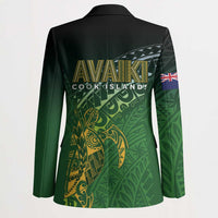 Cook Islands Rugby Kuki Avaiki Blazer Tribal Turtle - Polynesian Pride