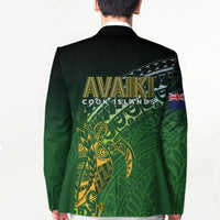 Cook Islands Rugby Kuki Avaiki Blazer Tribal Turtle - Polynesian Pride