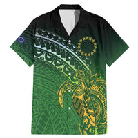 Cook Islands Rugby Kuki Avaiki Family Matching Mermaid Dress and Hawaiian Shirt Tribal Turtle - Polynesian Pride