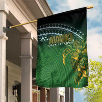 Cook Islands Rugby Kuki Avaiki Garden Flag Tribal Turtle - Polynesian Pride