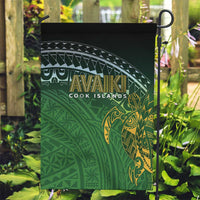 Cook Islands Rugby Kuki Avaiki Garden Flag Tribal Turtle - Polynesian Pride