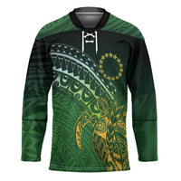 Cook Islands Rugby Kuki Avaiki Hockey Jersey Tribal Turtle - Polynesian Pride