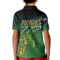 Cook Islands Rugby Kuki Avaiki Kid Polo Shirt Tribal Turtle LT7 - Polynesian Pride