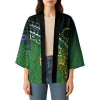 Cook Islands Rugby Kuki Avaiki Kimono Tribal Turtle - Polynesian Pride