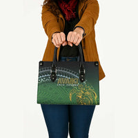 Cook Islands Rugby Kuki Avaiki Leather Bag Tribal Turtle - Polynesian Pride