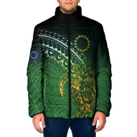 Cook Islands Rugby Kuki Avaiki Padded Jacket Tribal Turtle - Polynesian Pride