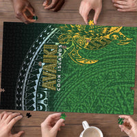Cook Islands Rugby Kuki Avaiki Puzzle Tribal Turtle - Polynesian Pride