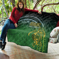 Cook Islands Rugby Kuki Avaiki Quilt Tribal Turtle - Polynesian Pride