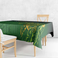 Cook Islands Rugby Kuki Avaiki Tablecloth Tribal Turtle - Polynesian Pride