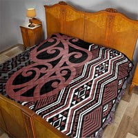 Maori Taniko Patterns Quilt Brown Patiki Motifs Mix Whakairo Ngaru
