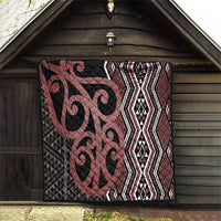 Maori Taniko Patterns Quilt Brown Patiki Motifs Mix Whakairo Ngaru