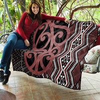 Maori Taniko Patterns Quilt Brown Patiki Motifs Mix Whakairo Ngaru
