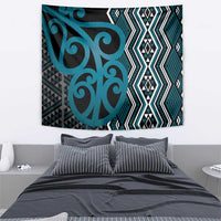 Maori Taniko Patterns Tapestry Azure Patiki Motifs Mix Whakairo Ngaru