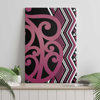 Maori Taniko Patterns Canvas Wall Art Pink Patiki Motifs Mix Whakairo Ngaru LT7 - Polynesian Pride