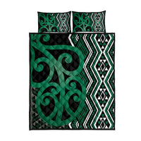 Maori Taniko Patterns Quilt Bed Set Pounamu Patiki Motifs Mix Whakairo Ngaru LT7 - Polynesian Pride