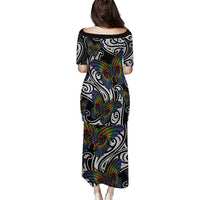 Aotearoa Takatapui Pride Puletasi Rainbow Butterfly - Free To Love LT7 - Polynesian Pride
