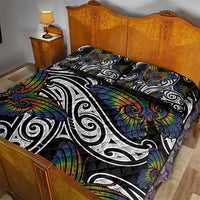 Aotearoa Takatapui Pride Quilt Bed Set Rainbow Butterfly - Free To Love LT7 - Polynesian Pride
