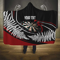 New Zealand Darts Personalised Hooded Blanket Silver Fern Dynamic LT7 - Polynesian Pride