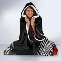 New Zealand Darts Personalised Hooded Blanket Silver Fern Dynamic LT7 - Polynesian Pride