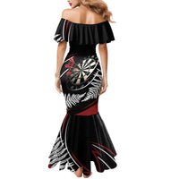 New Zealand Darts Personalised Mermaid Dress Silver Fern Dynamic