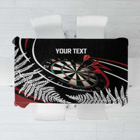 New Zealand Darts Personalised Tablecloth Silver Fern Dynamic