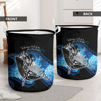 Maori Matariki Te Araroa Paikea Starry Laundry Basket Tangaroa Whakatauki LT7 - Polynesian Pride