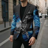 Maori Matariki Te Araroa Paikea Starry Blazer Tangaroa Whakatauki LT7 - Polynesian Pride