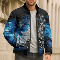 Maori Matariki Te Araroa Paikea Starry Bomber Puffer Jacket Tangaroa Whakatauki LT7 - Polynesian Pride
