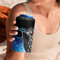 Maori Matariki Te Araroa Paikea Starry 4 in 1 Can Cooler Tumbler Tangaroa Whakatauki LT7 - Polynesian Pride