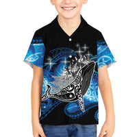Maori Matariki Te Araroa Paikea Starry Family Matching Mermaid Dress and Hawaiian Shirt Tangaroa Whakatauki
