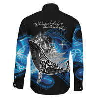 Maori Matariki Te Araroa Paikea Starry Family Matching Off Shoulder Maxi Dress and Hawaiian Shirt Tangaroa Whakatauki